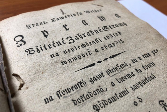 Ilustračný obrázok k článku FOTO: Parádna publikácia v Prešove. Kniha pre záhradkárov z roku 1803!