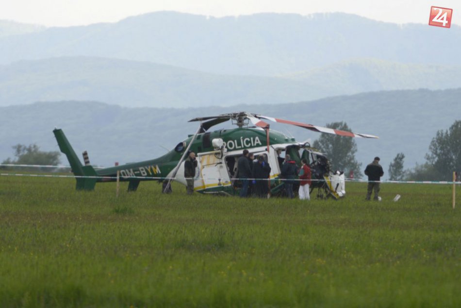 Pri Prešove sa zrútil policajný vrtuľník: Nehoda si vyžiadala dve obete