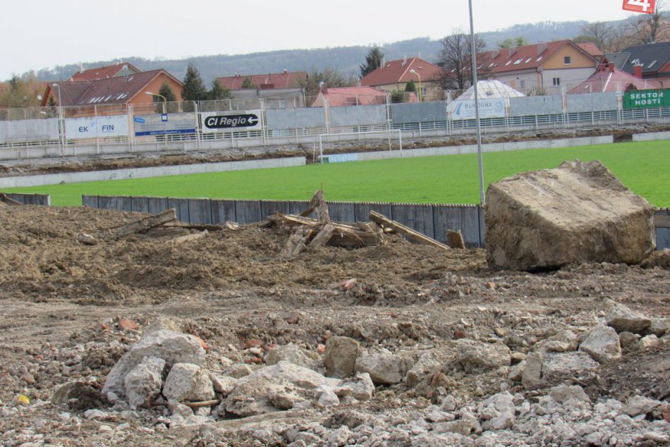 Archívna fotogaléria záberov štadióna Tatrana Prešov z apríla 2018