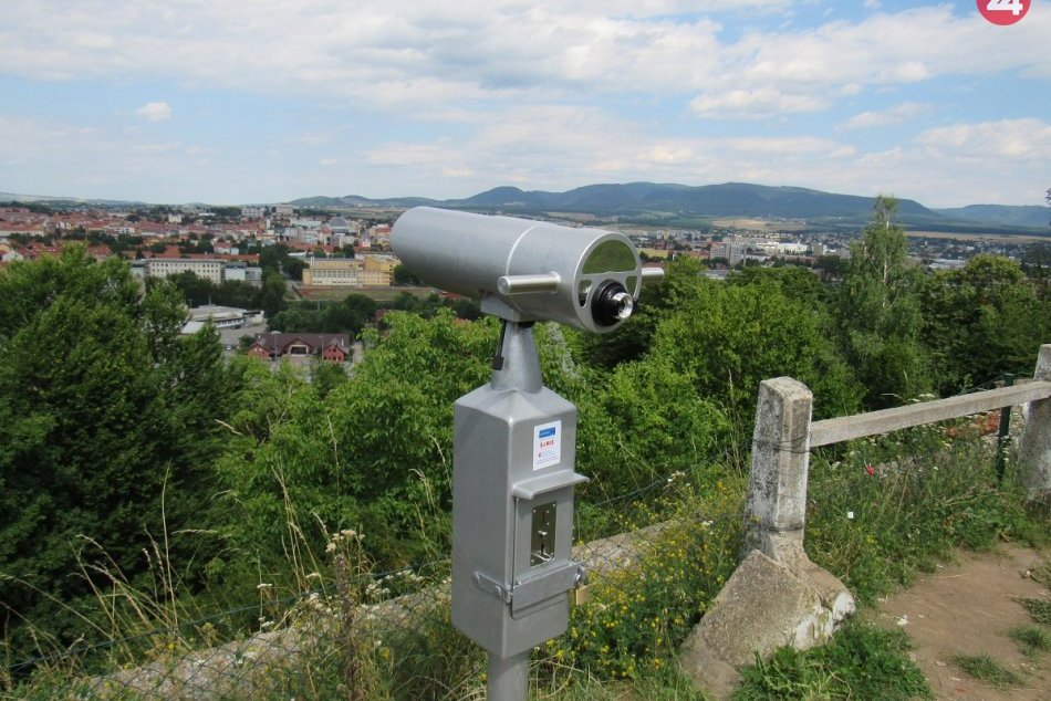 Na obľúbenom mieste v Prešove pribudla novinka: Je ňou vyhliadkový ďalekohľad