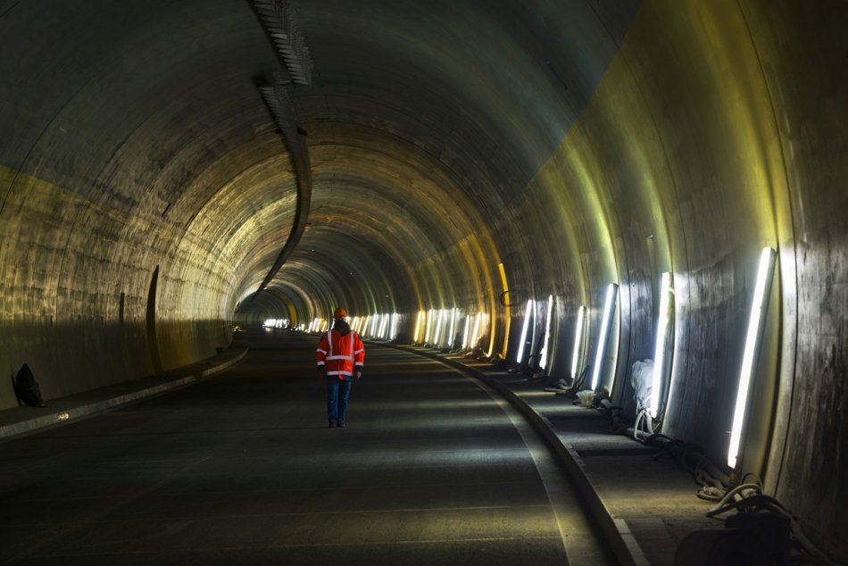 Obrazom: Výstavba tunela Prešov opäť o čosi pokročila